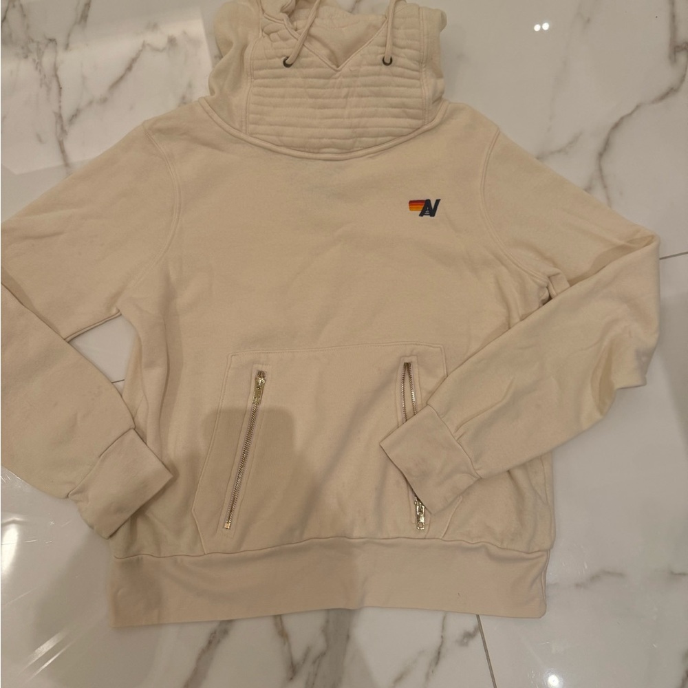 Aviator nation white hoodie